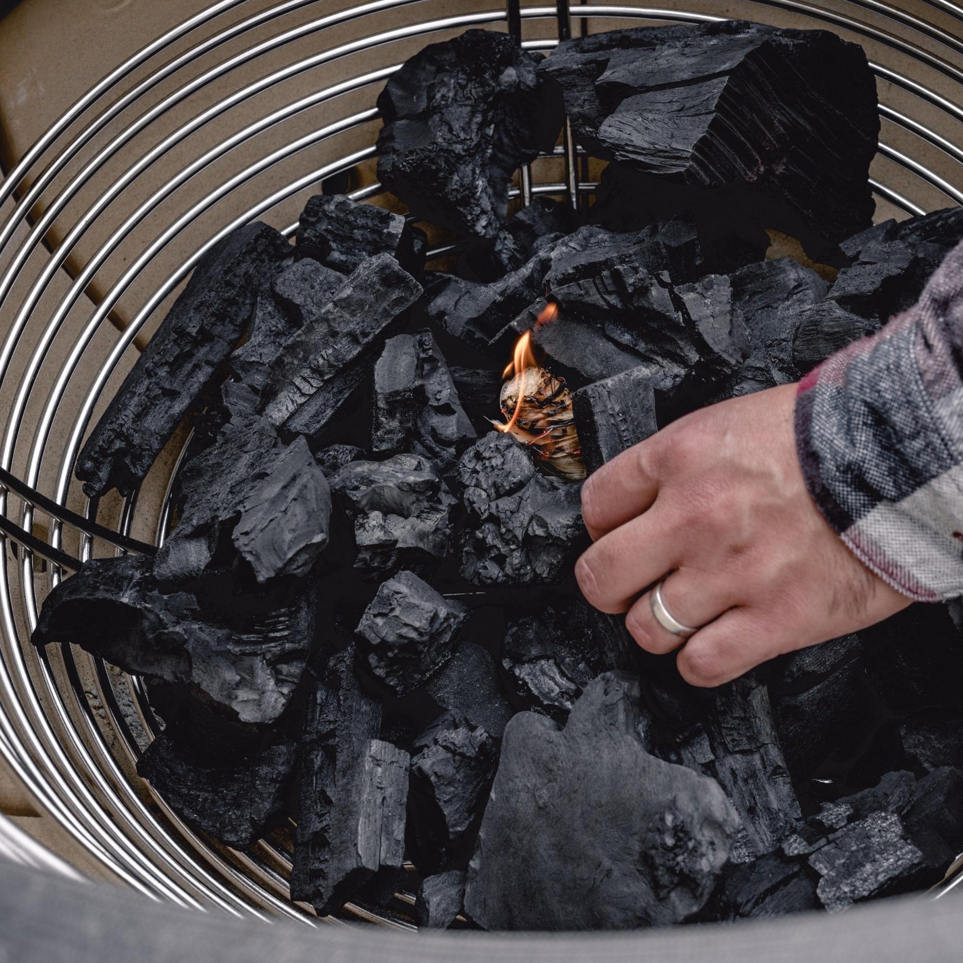Kamado Joe Stainless Steel Charcoal Basket for Classic Joes